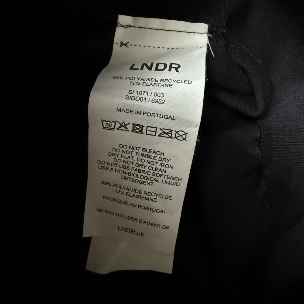 LNDR The Chisel 7/8 Leggings Black Womens Large/XL Super Sculpt Seamless - Picture 9 of 12